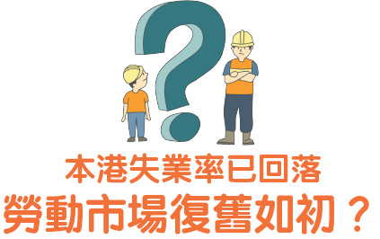 本港失業率已回落 勞動市場復舊如初？